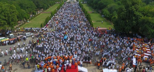 जयपुर में हिन्दू आध्यात्मिक एवं सेवा फाउन्डेशन द्वारा साईकिल रैली का आयोजन